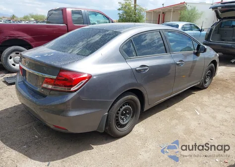 2014 Honda Civic Lx из США, поврежденный, VIN 19XFB2F52EE072321